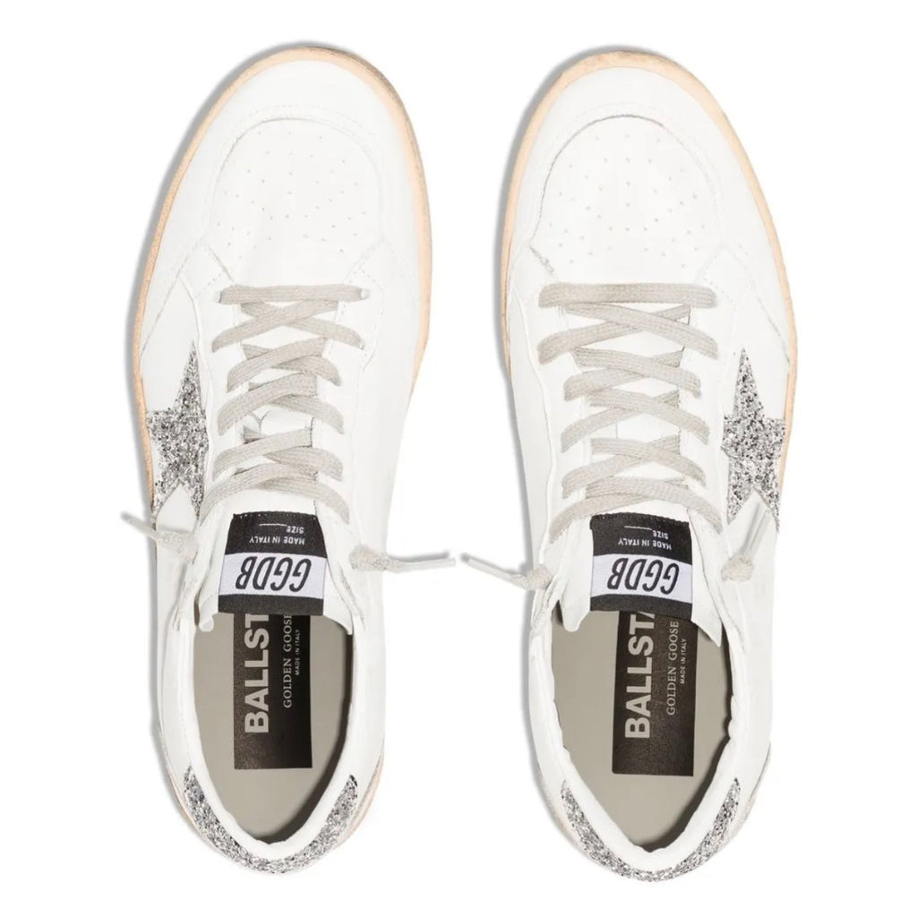Golden Goose Ball Star 'Silver Glitter'