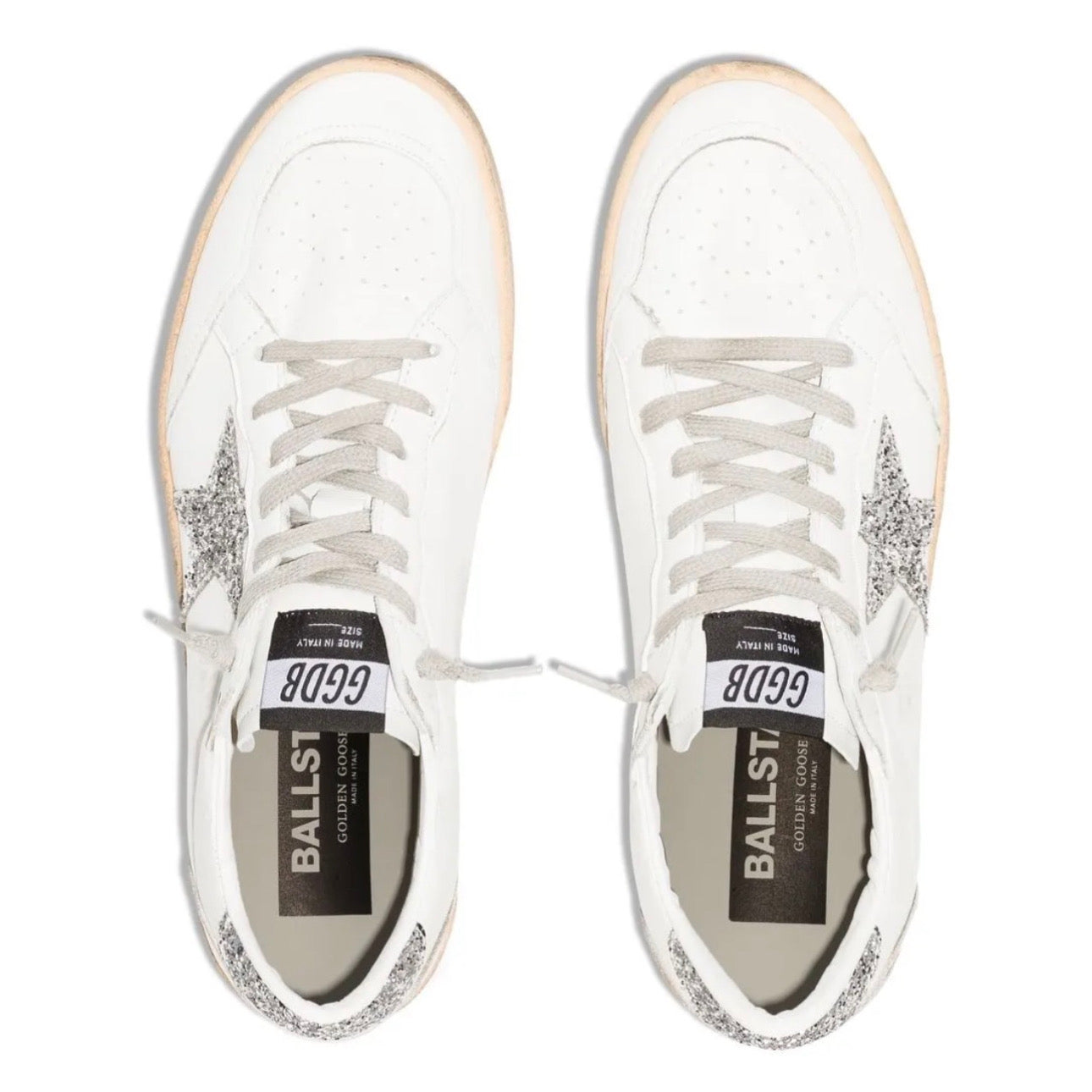 Golden Goose Ball Star 'Silver Glitter'