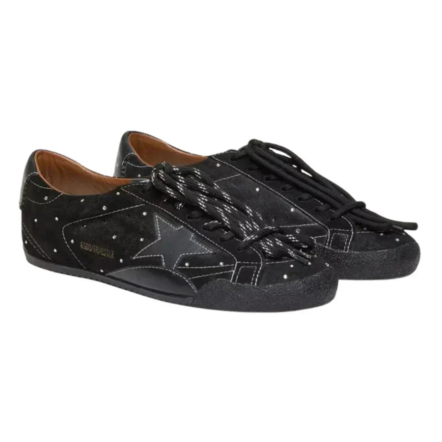 Golden Goose True-Star 'Black Suede / Swarovski'