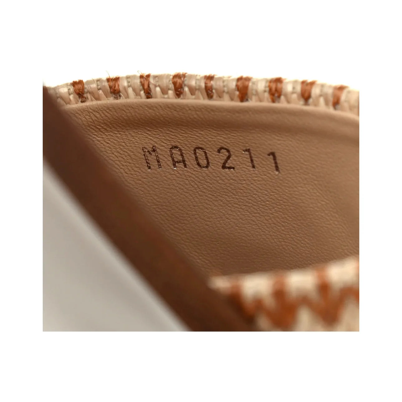 Louis Vuitton Raffia Calfskin Monogram Lock It Flat Mules
