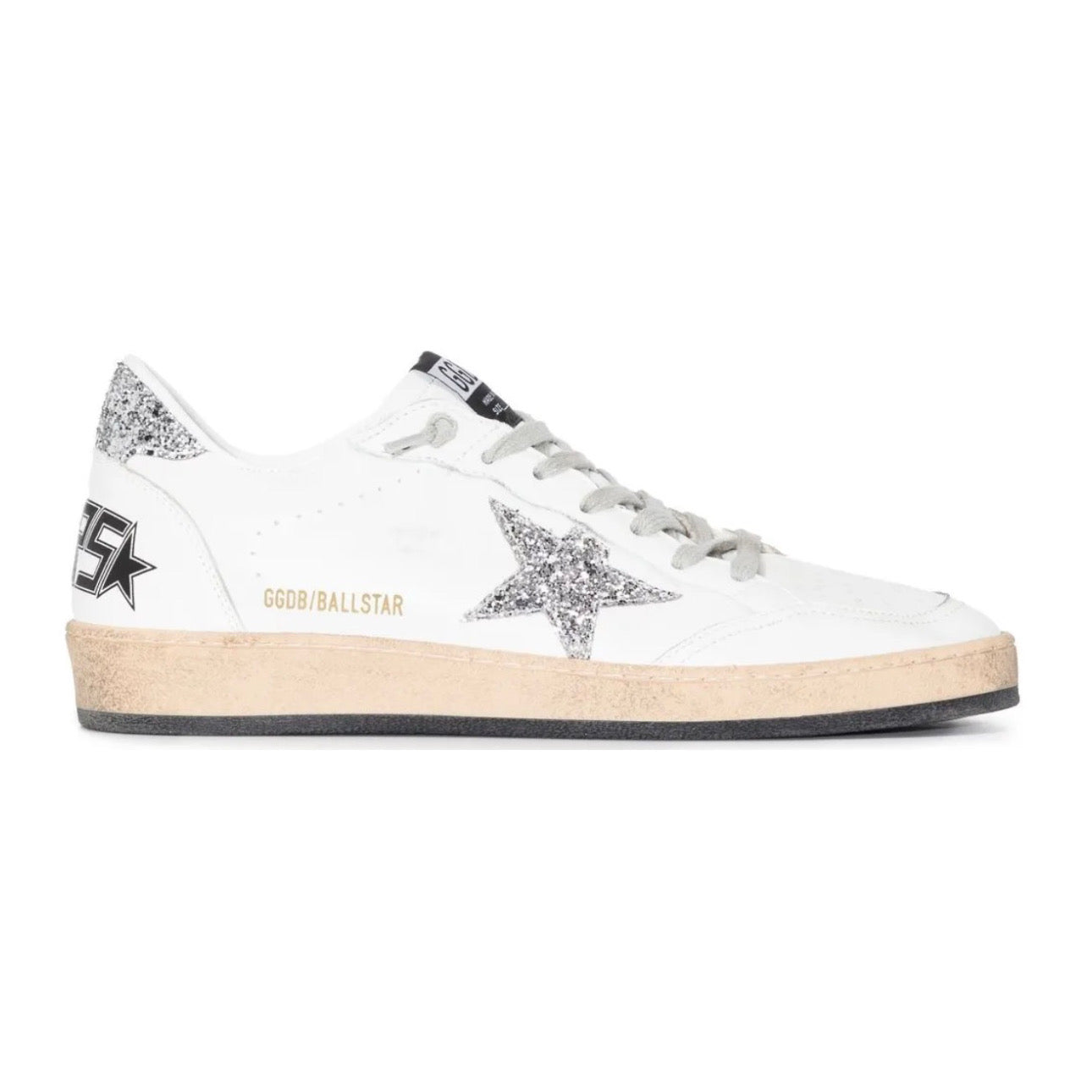 Golden Goose Ball Star 'Silver Glitter'