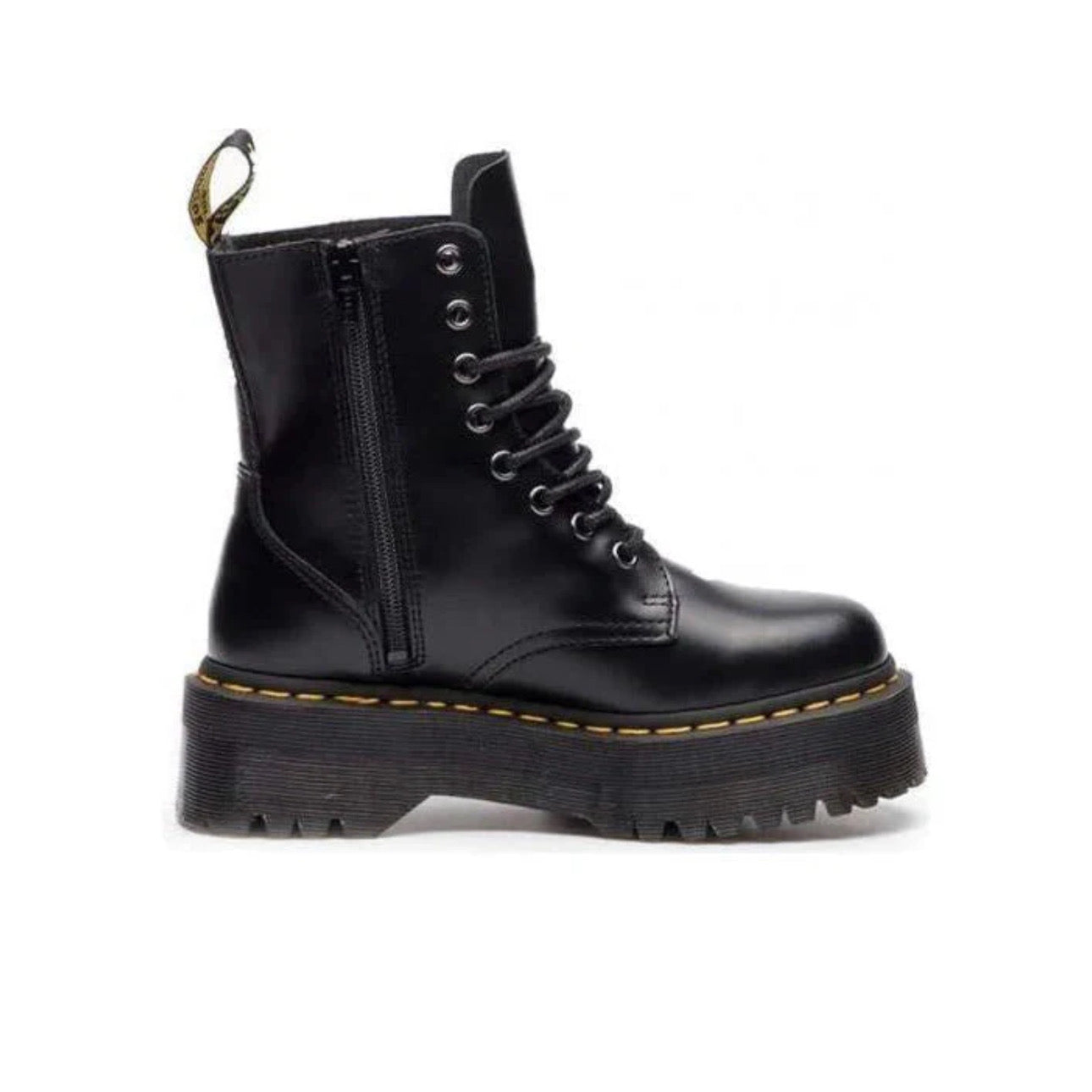 Dr. Martens Jadon Platform Boot 'Black Smooth Leather'