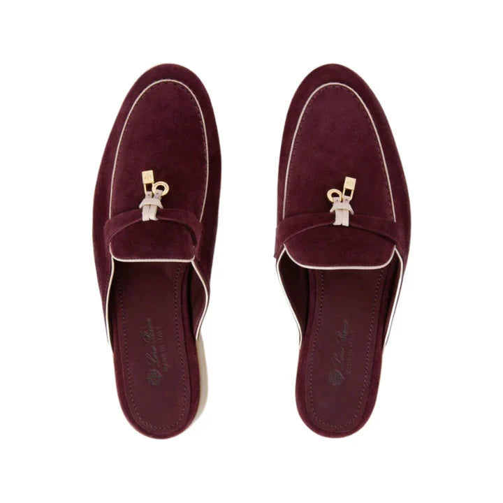 Loro Piana Summer Charms Walk Mule 'Burgundy'