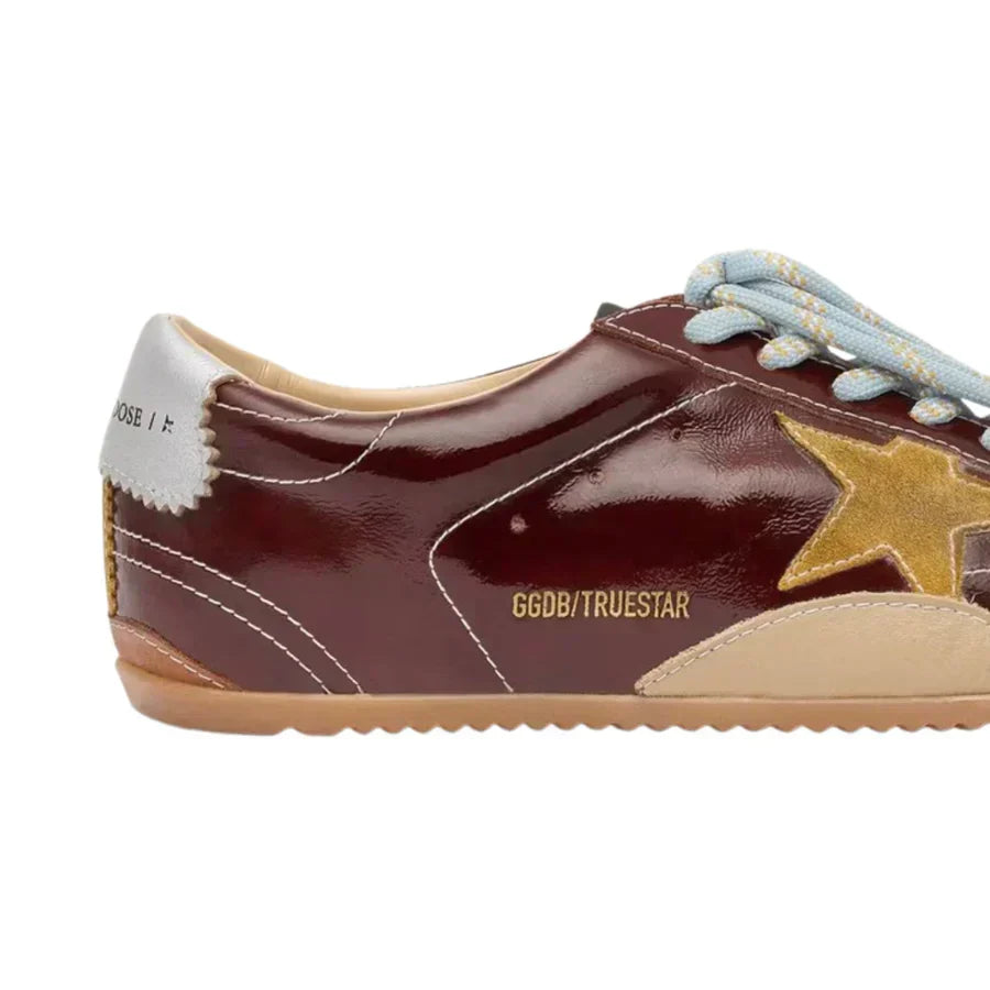 Golden Goose True-Star 'Burgundy Naplak / Gold'