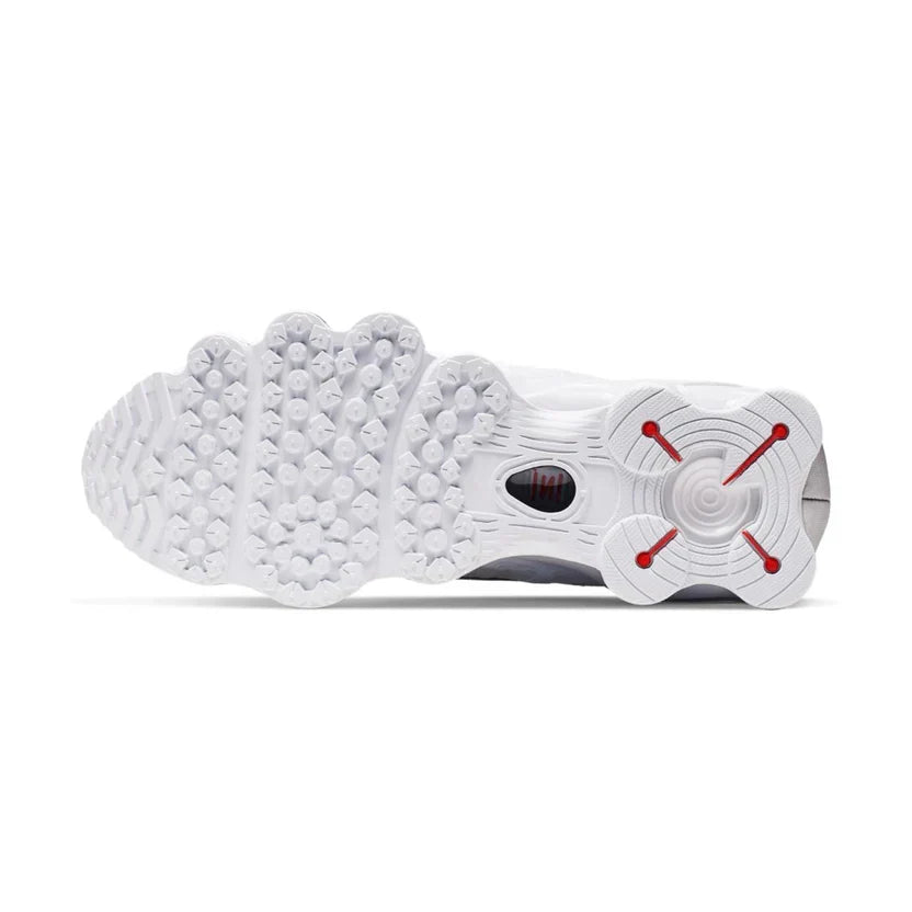 Nike Shox TL White / Metallic Silver / Max 'Orange / White'