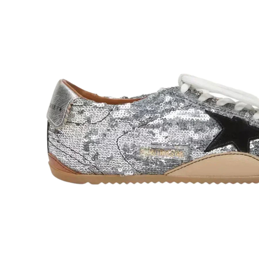 Golden Goose True-Star 'Silver Sequins / Black'