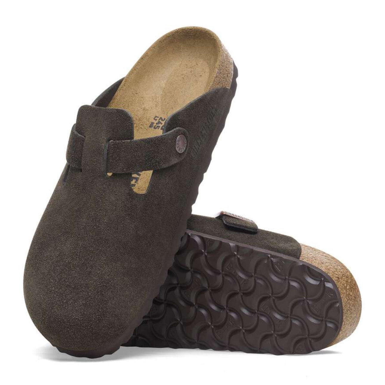Birkenstock Boston Soft Footbed Suede 'Mocha'