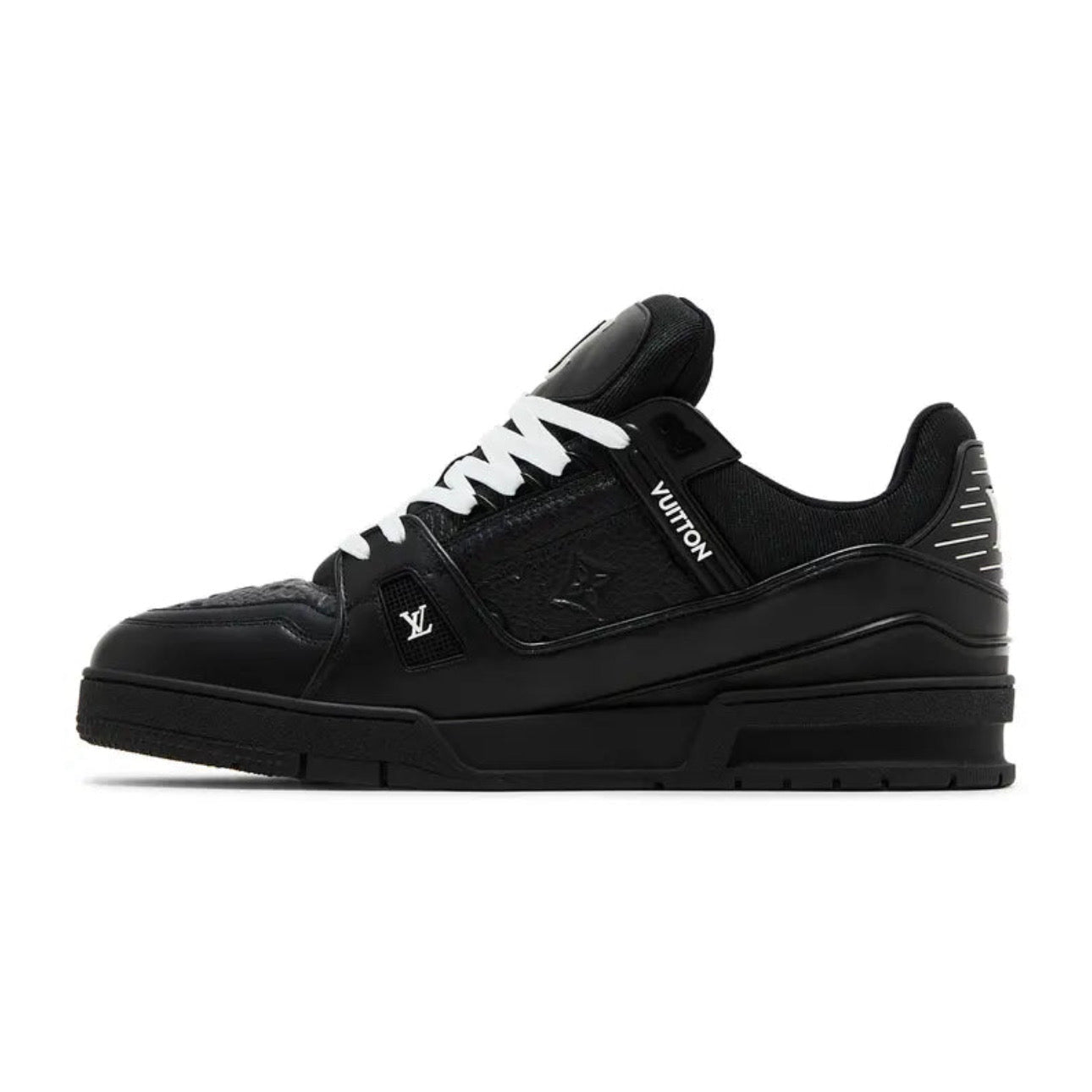 Louis Vuitton Trainer 'Embossed / Monogram / Black'