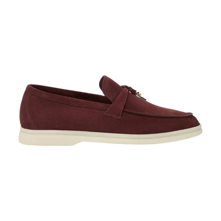 Loro Piana Summer Charms Walk Loafer 'Burgundy'