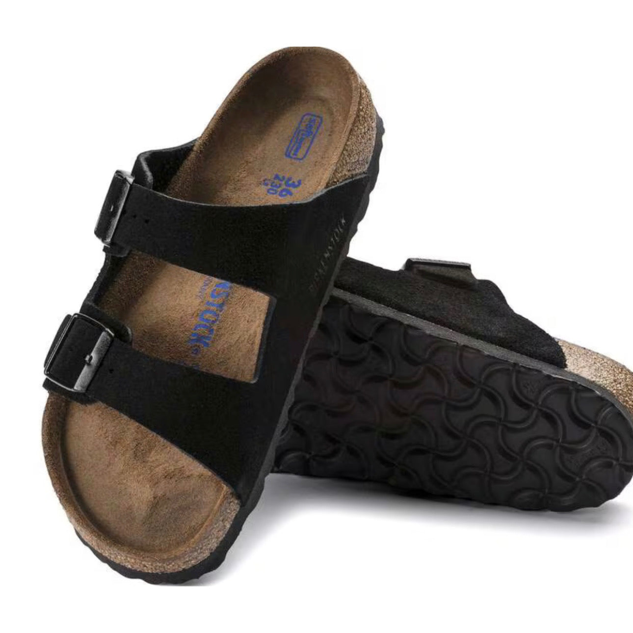 Birkenstock Arizona Soft Footbed Suede 'Black'