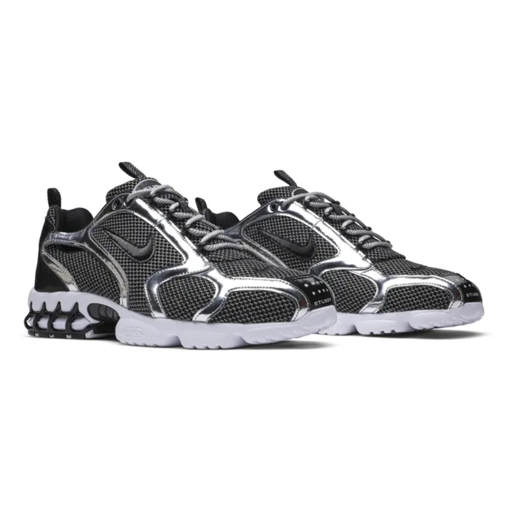 Stussy x Nike Air Zoom Spiridon Caged 2 'Pure / Platinum'