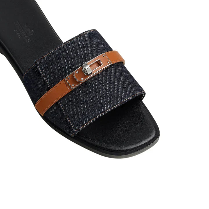 Hermès Giulia 'Bleu Brut / Naturel'