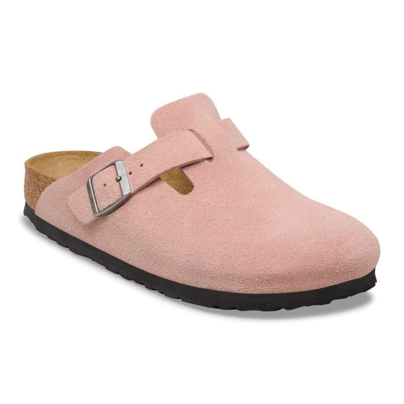 Birkenstock Boston Soft Footbed Suede 'Antique Pink Clay'