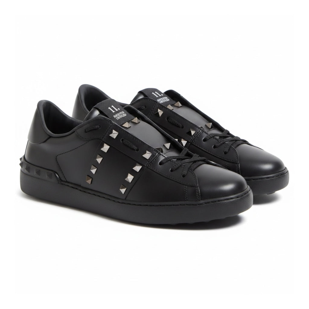 Valentino Rockstud Untitled In Calfskin Leather 'Black'