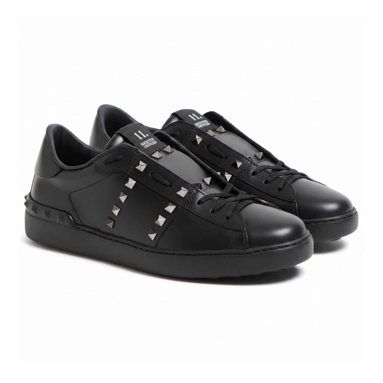 Valentino Rockstud Untitled In Calfskin Leather 'Black'