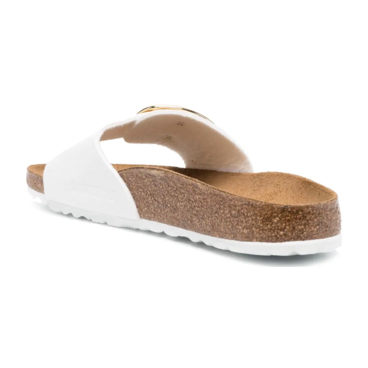 Birkenstock Madrid Big Buckle Patent 'White'