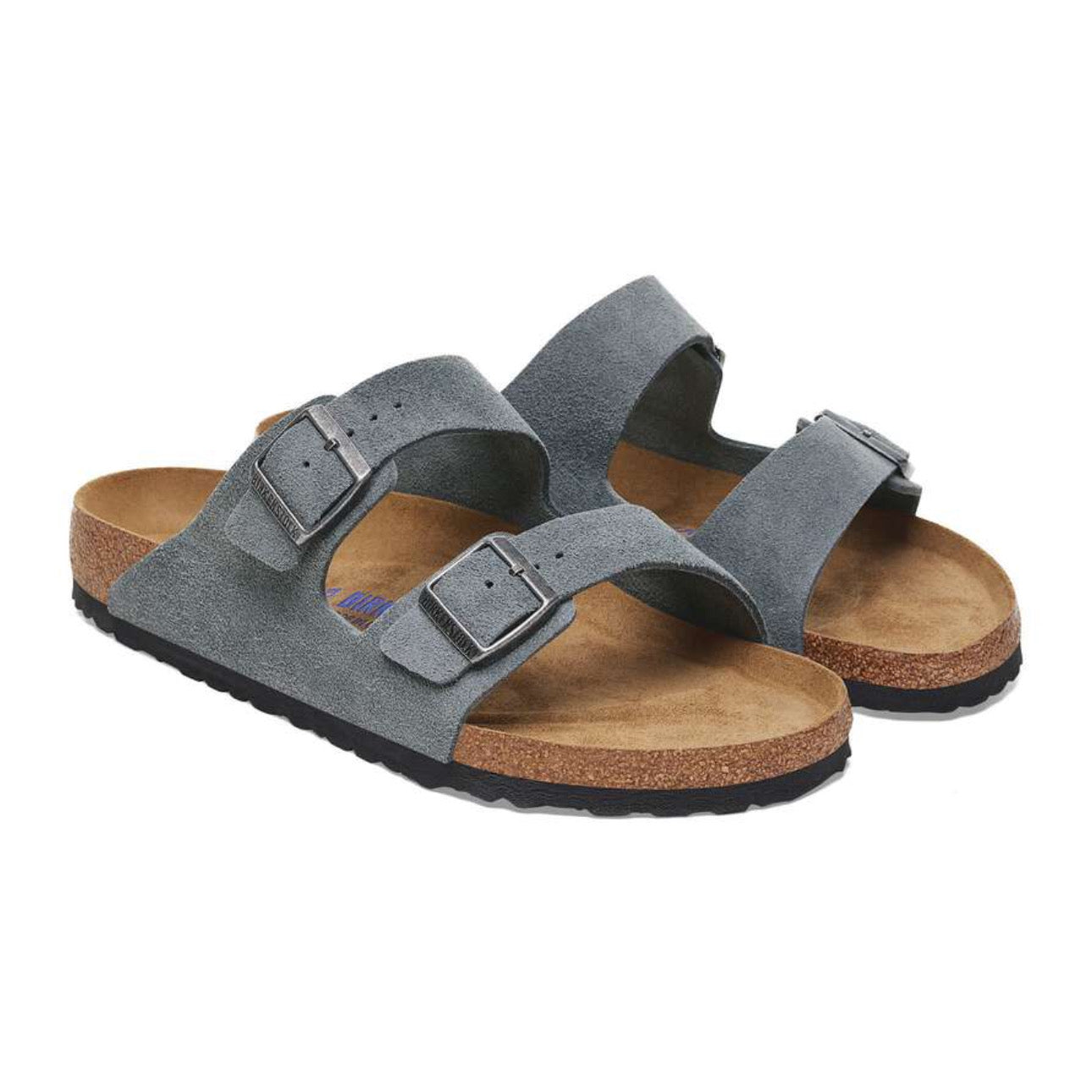 Birkenstock Arizona Soft Footbed Suede 'Basalt Grey'
