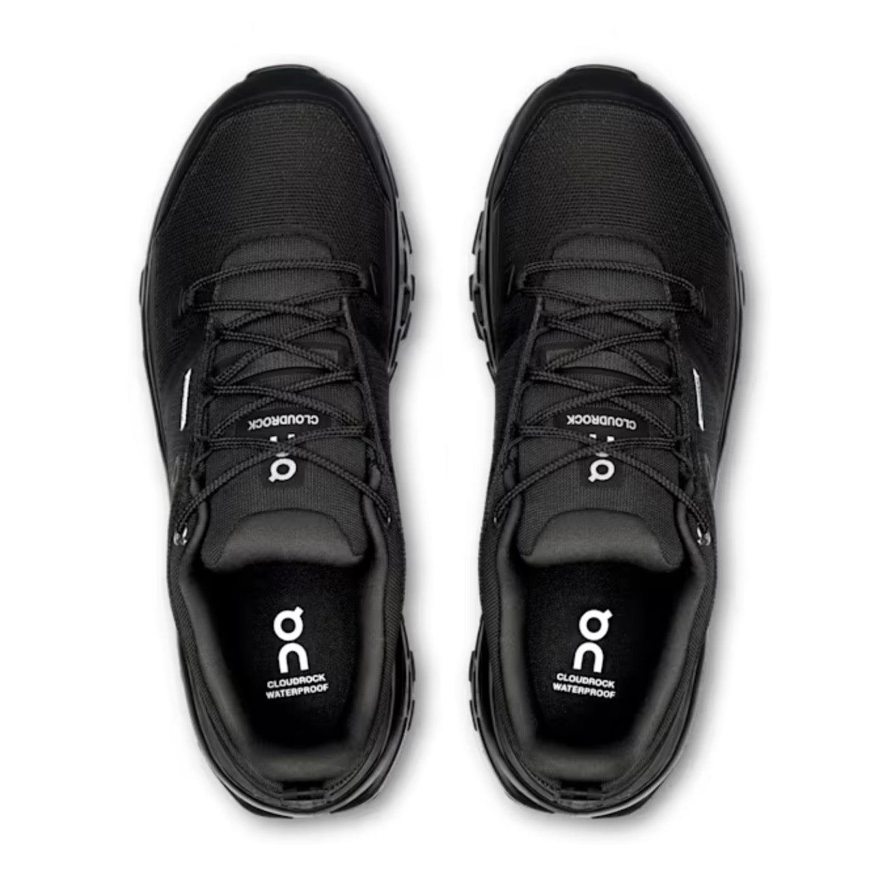 ON Cloudrock Low Waterproof 'Black / Black'