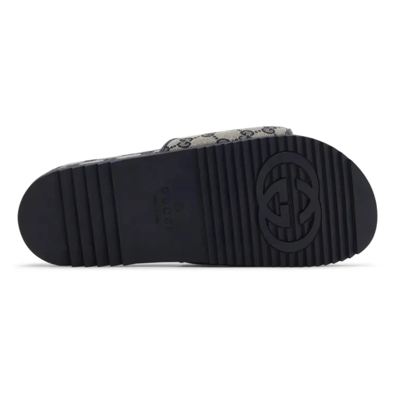 Gucci GG Slide 'Beige / Blue Monogram'