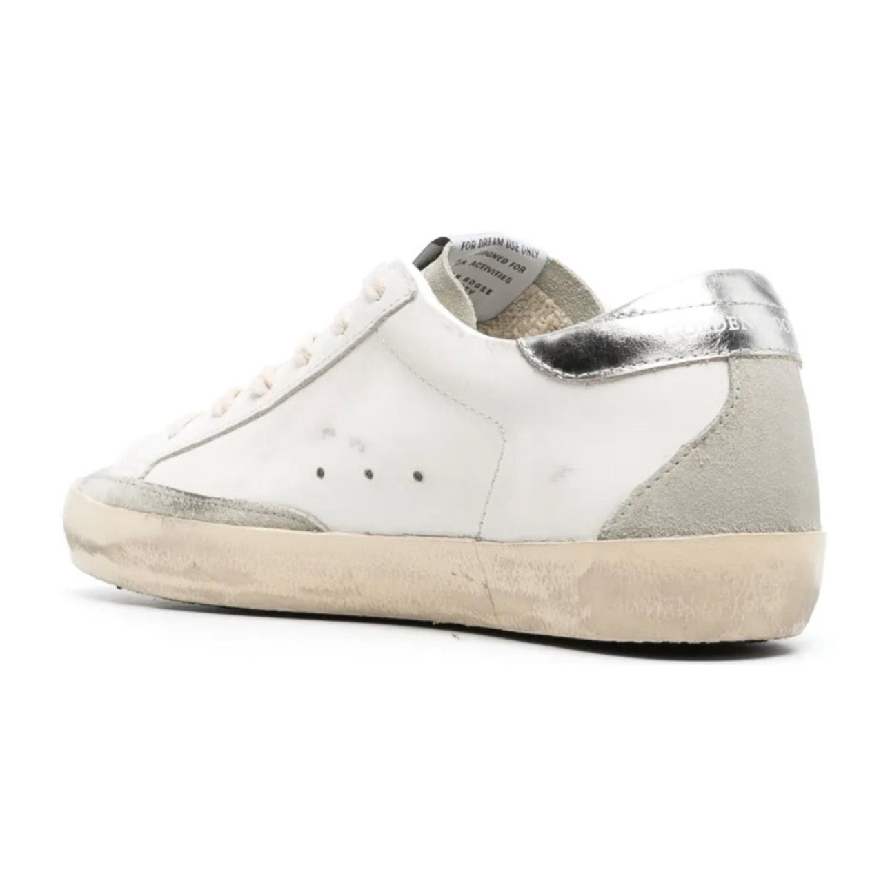 Golden Goose Super-Star 'White / Gold Glitter'