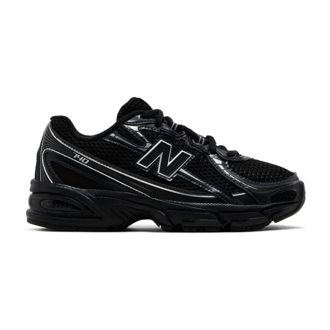 New Balance 740 Big Kid 'Black / Silver Metallic'