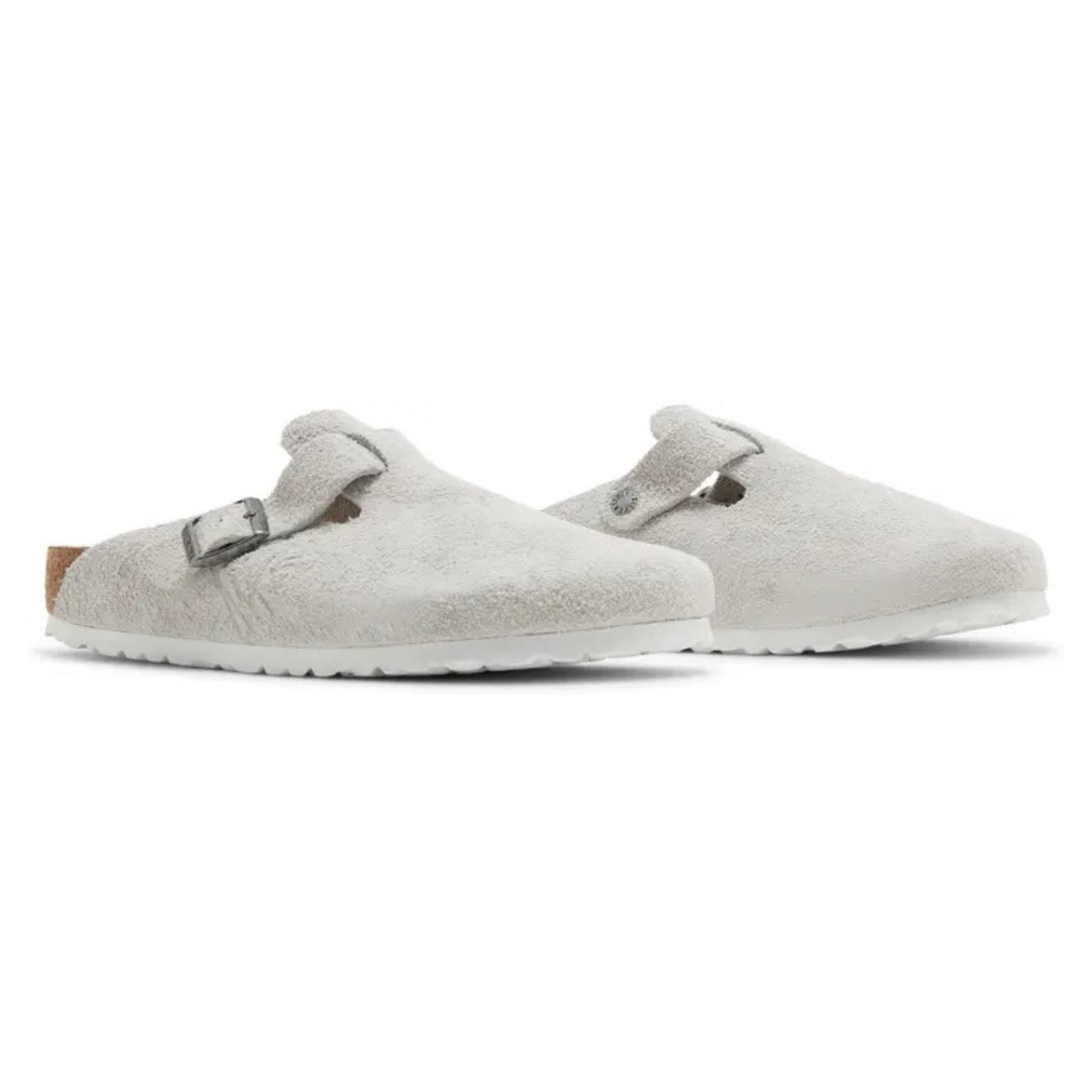 Stüssy x Birkenstock Boston Shaggy 'Bone'