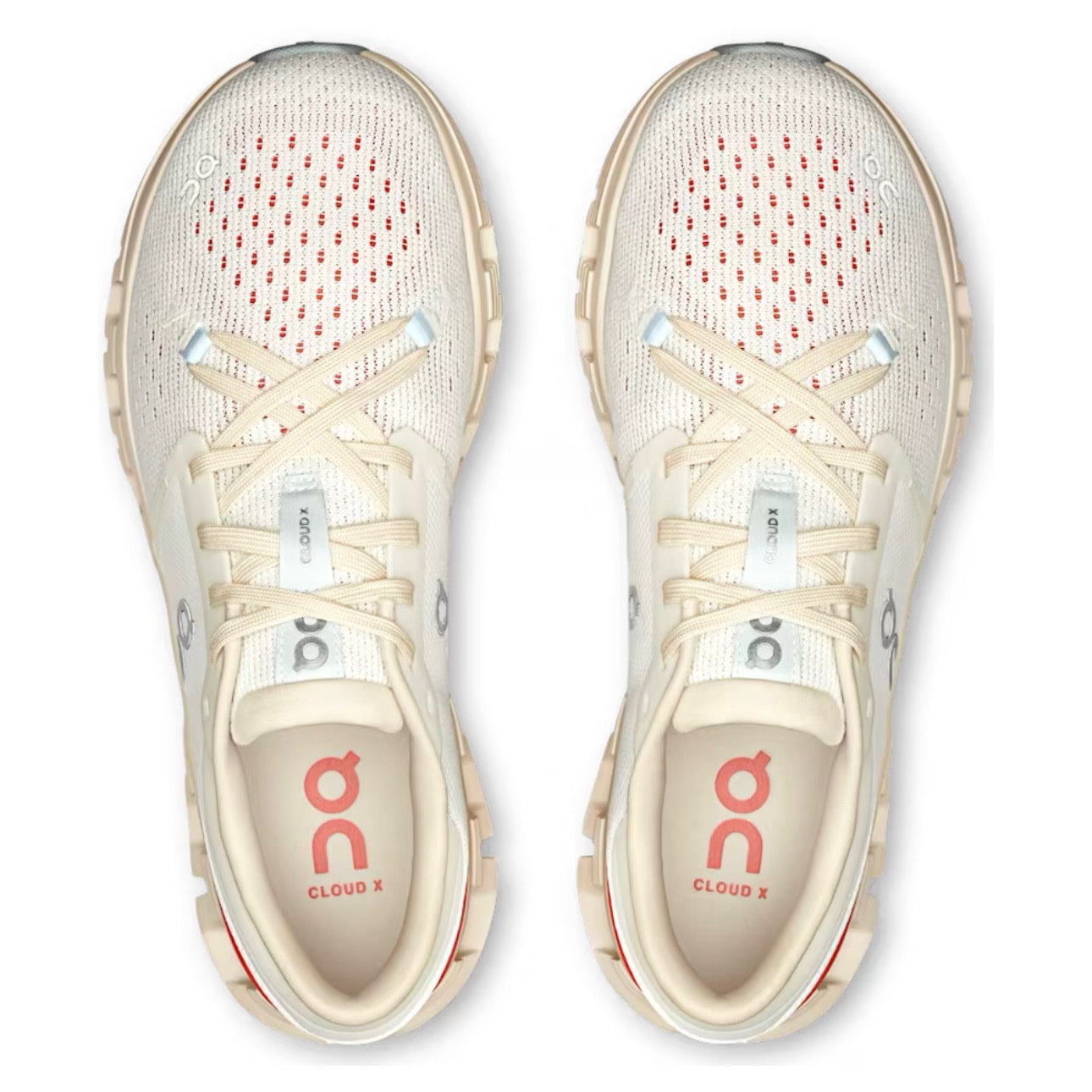 ON Cloud X 4 'Ivory / Salmon'