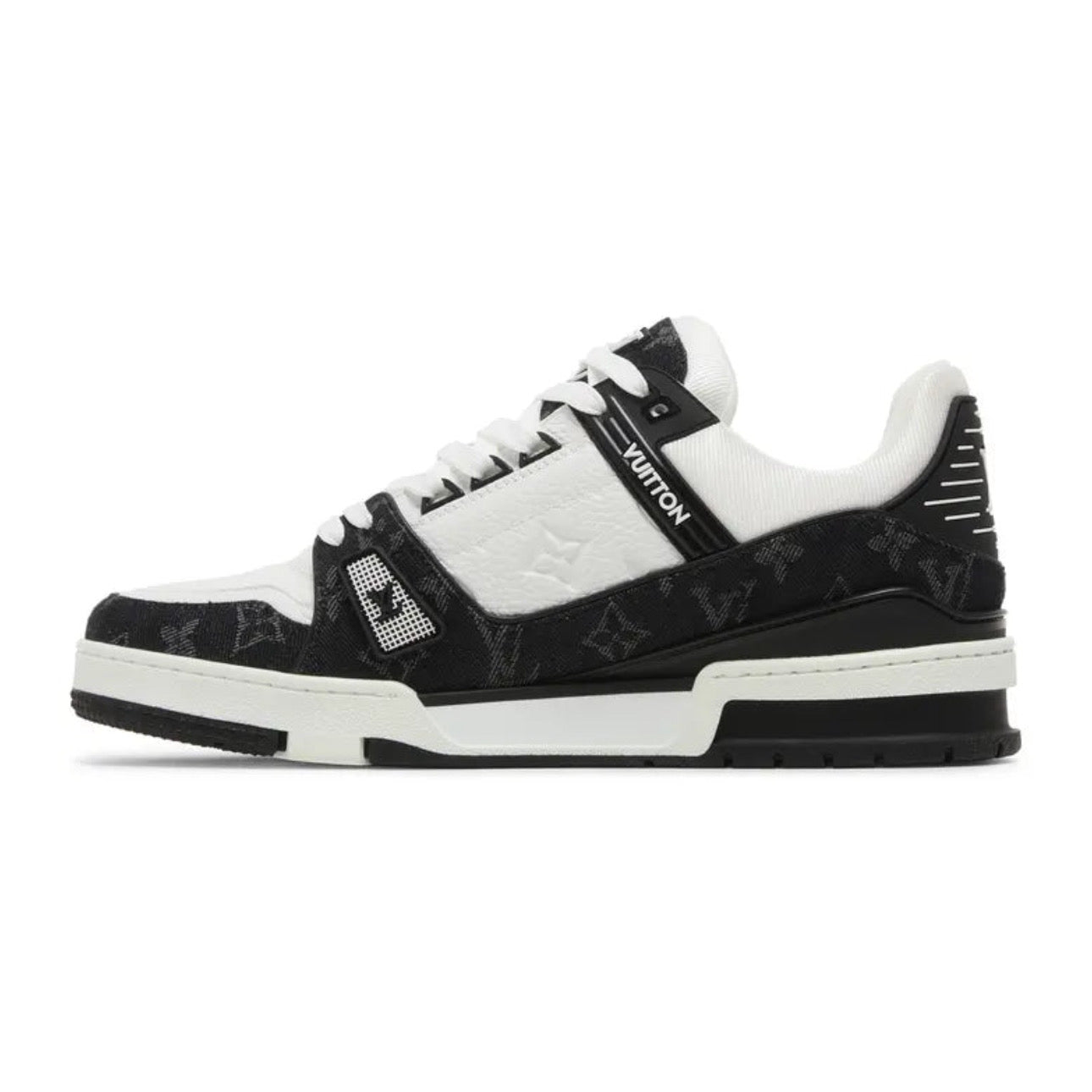 Louis Vuitton Trainer 'Black / Monogram / Denim'