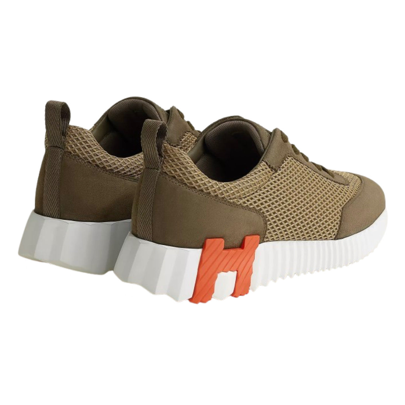 Hermès Bouncing 'Blanc / Vert Toundra'