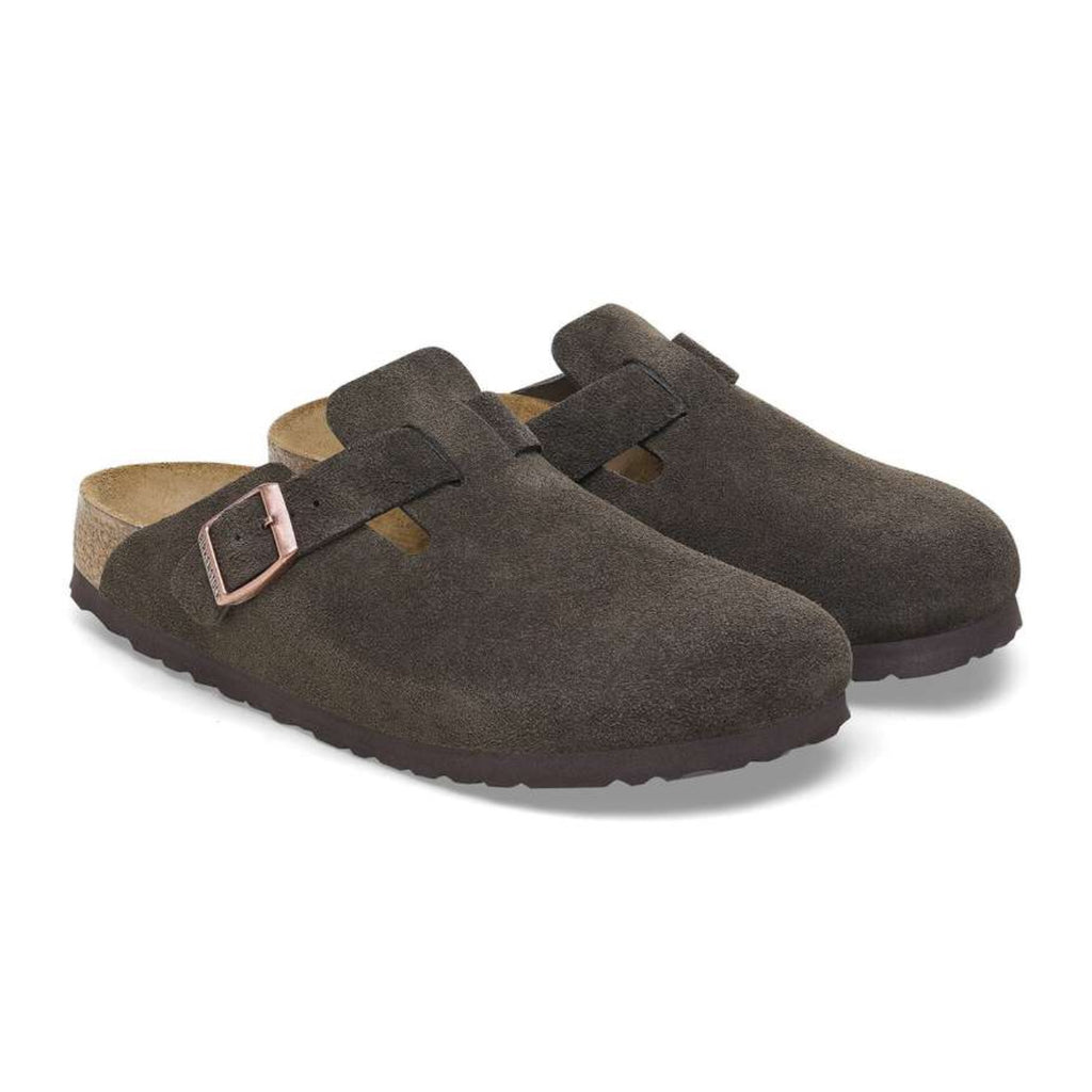 Birkenstock Boston Soft Footbed Suede 'Mocha'
