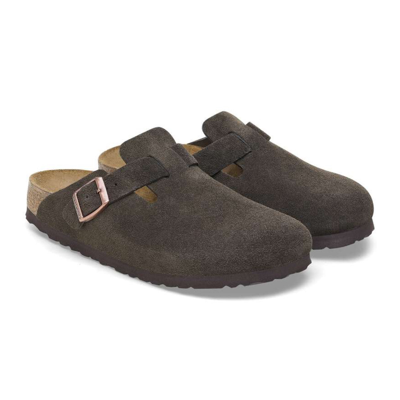 Birkenstock Boston Soft Footbed Suede 'Mocha'
