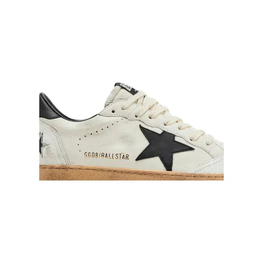 Golden Goose Ball Star 'White Nappa / Black'