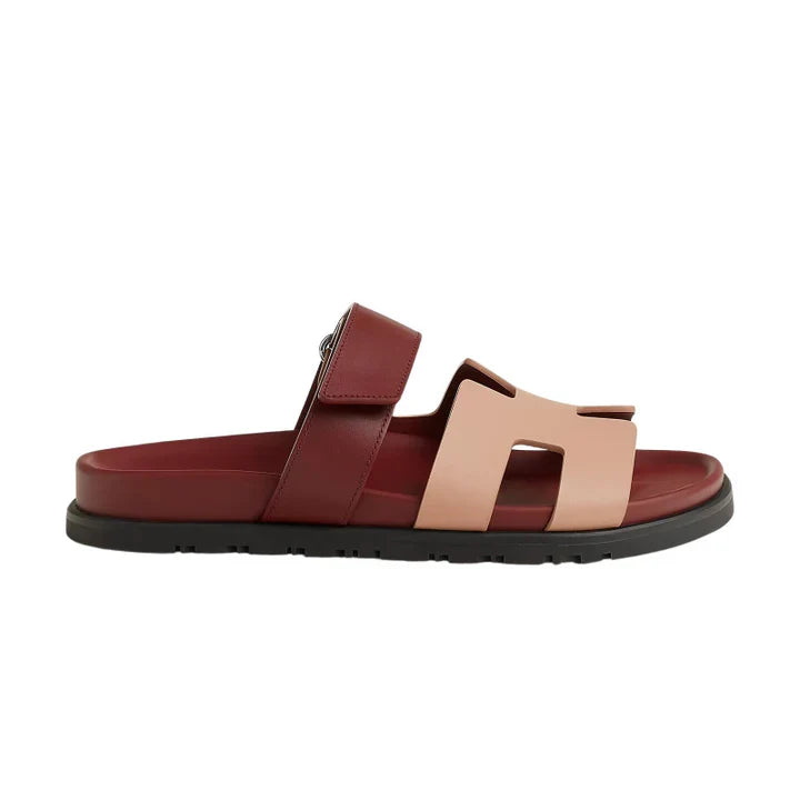 Hermès Chypre 'Bordeaux / Beige Perlino'