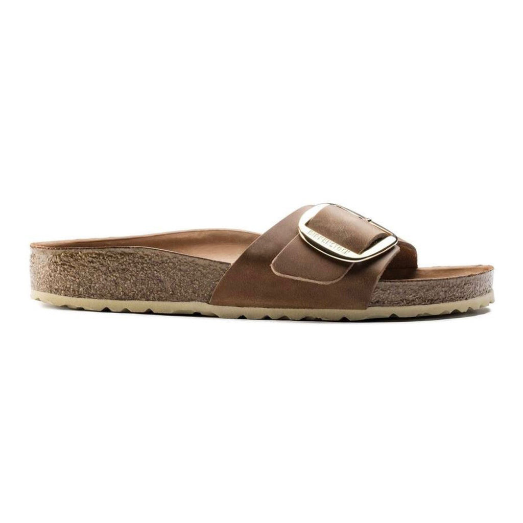 Birkenstock Madrid Big Buckle Oiled Leather 'Cognac'