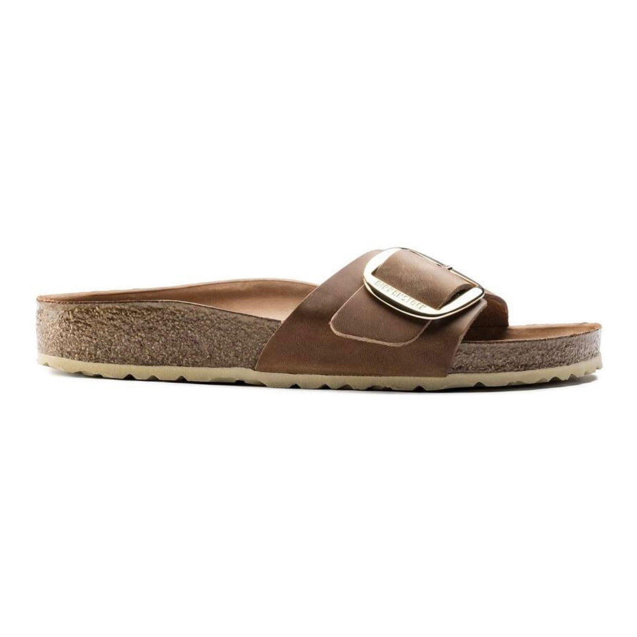 Birkenstock Madrid Big Buckle Oiled Leather 'Cognac'