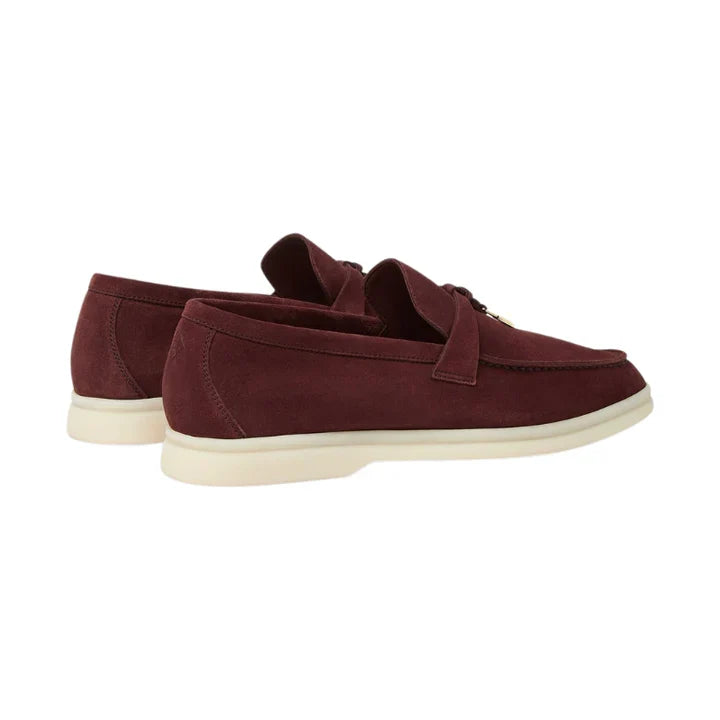 Loro Piana Summer Charms Walk Loafer 'Burgundy'