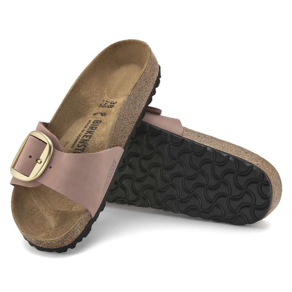 Birkenstock Madrid Big Buckle Nubuck 'Old Rose'