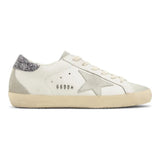 Golden Goose Super-Star 'White / Dark Grey Glitter'