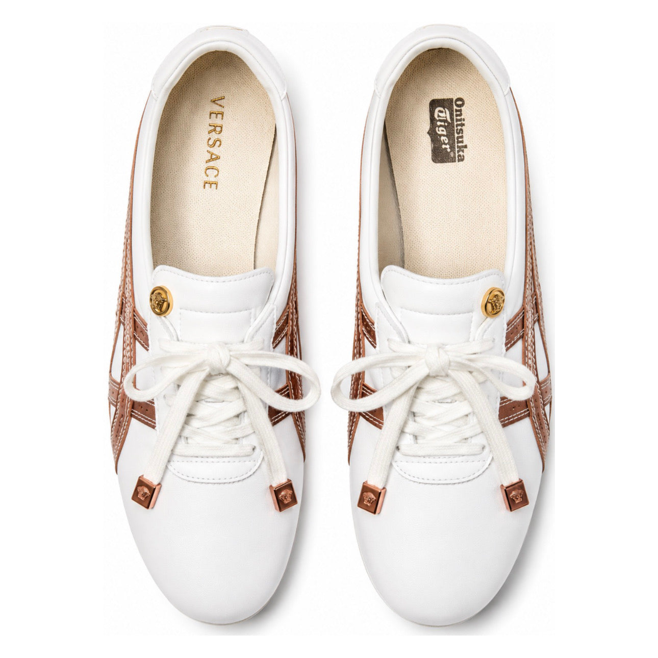 Onitsuka Tiger Versace X TAI-CHI Sakura Nappa 'White / Brown'