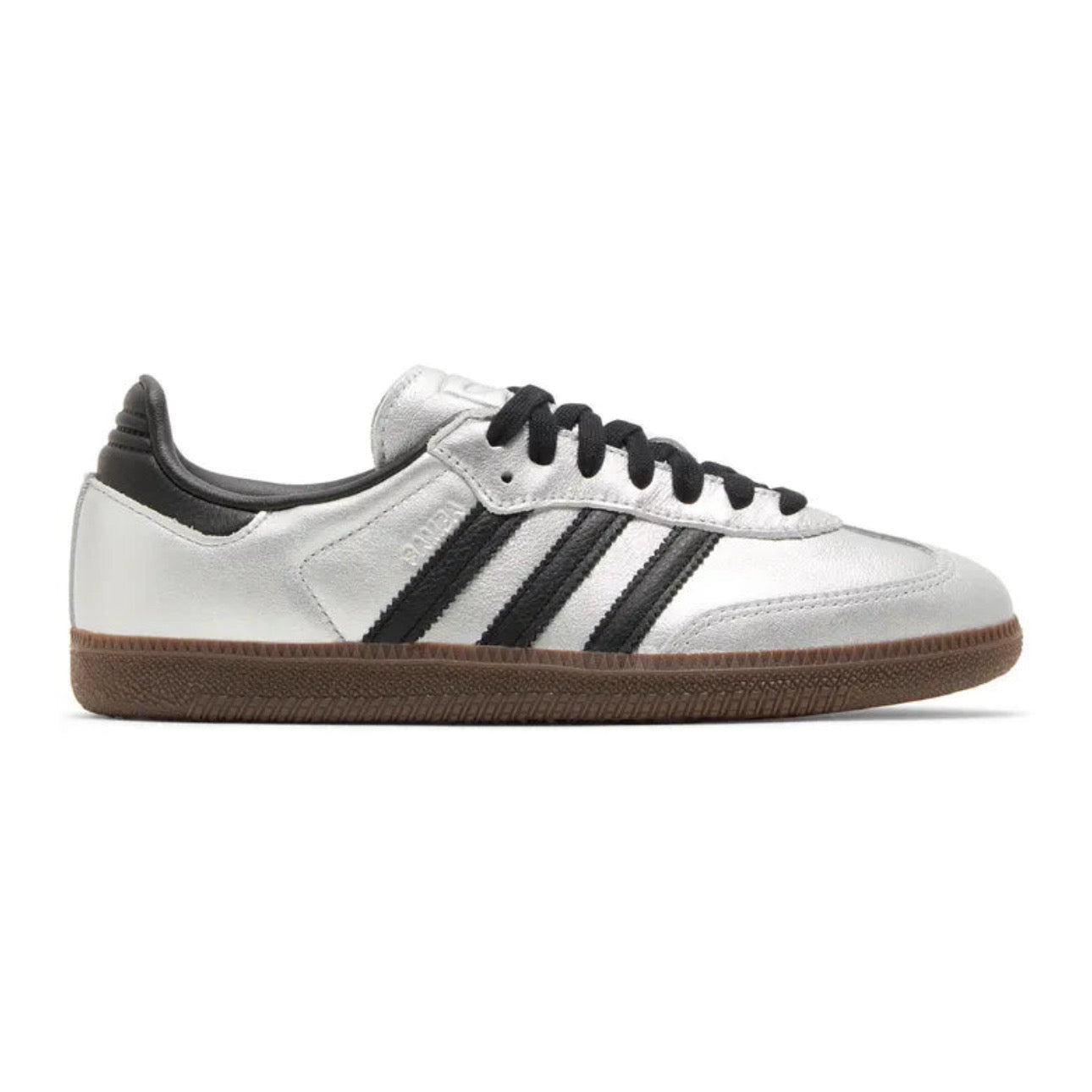 adidas Samba OG 'Silver Metallic / Core Black / Gum'
