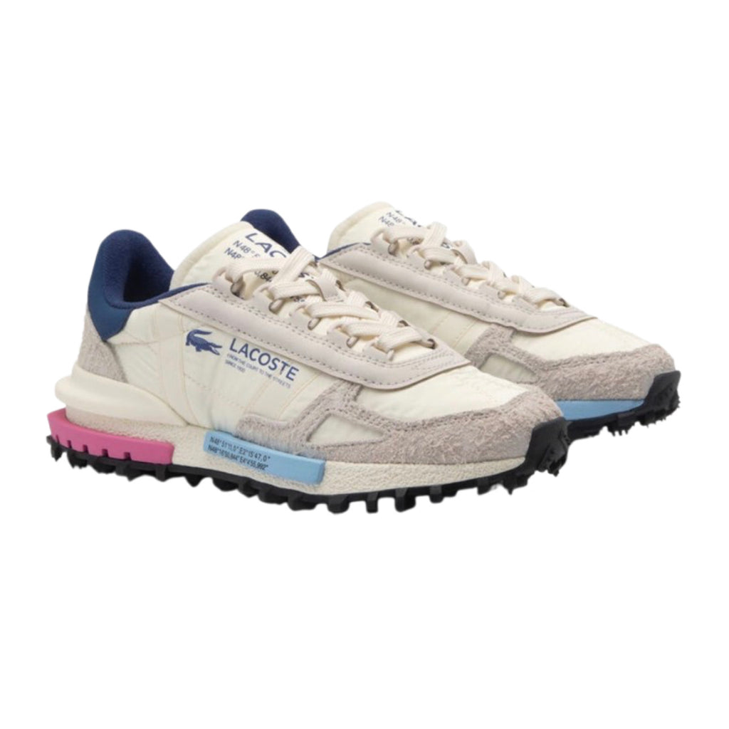 Lacoste Elite Active 'Off White / Navy / Pink'