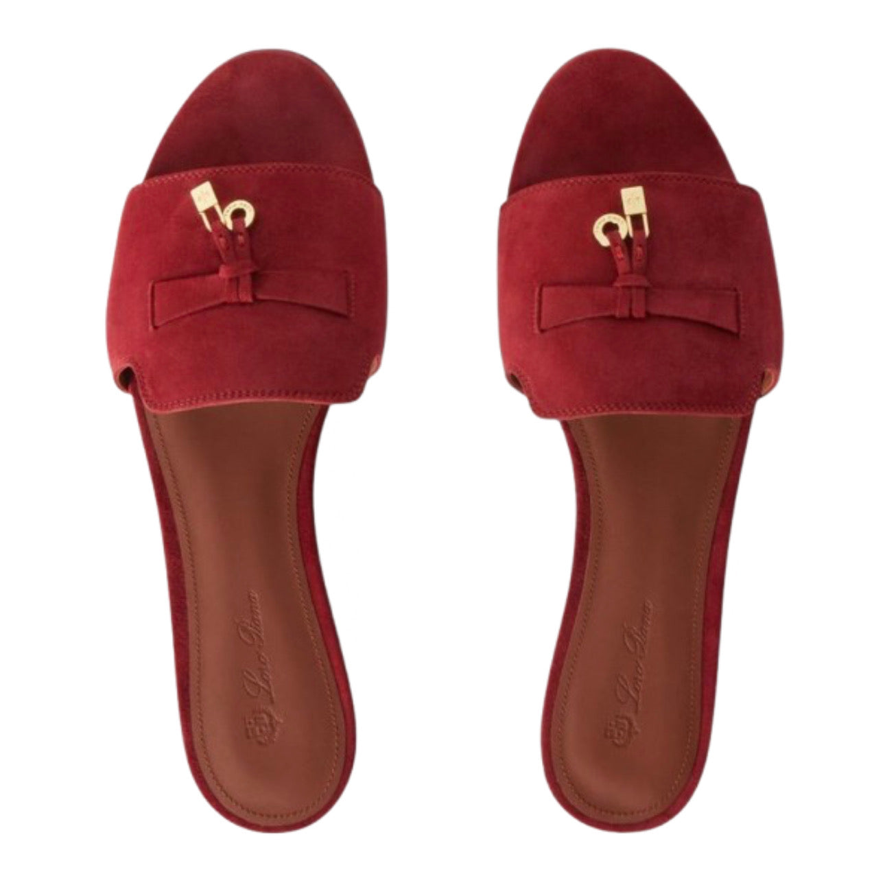 Loro Piana Summer Charms Sandal 'Red'