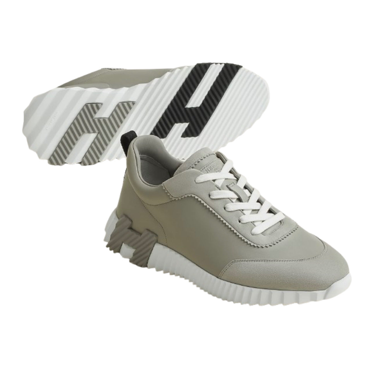 Hermès Bouncing 'Blanc / Gris Arctique'