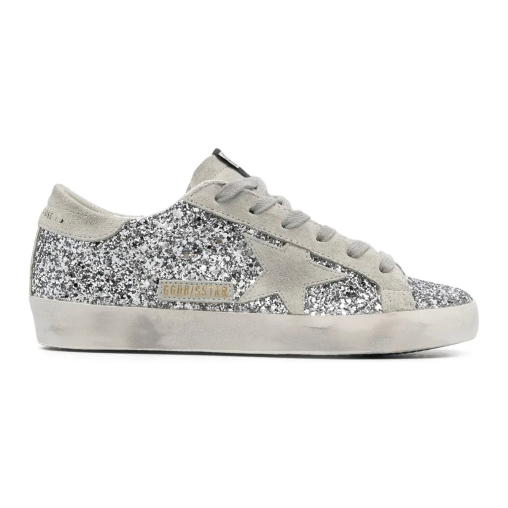 Golden Goose Super-Star 'Silver Glitter / Ice Grey'