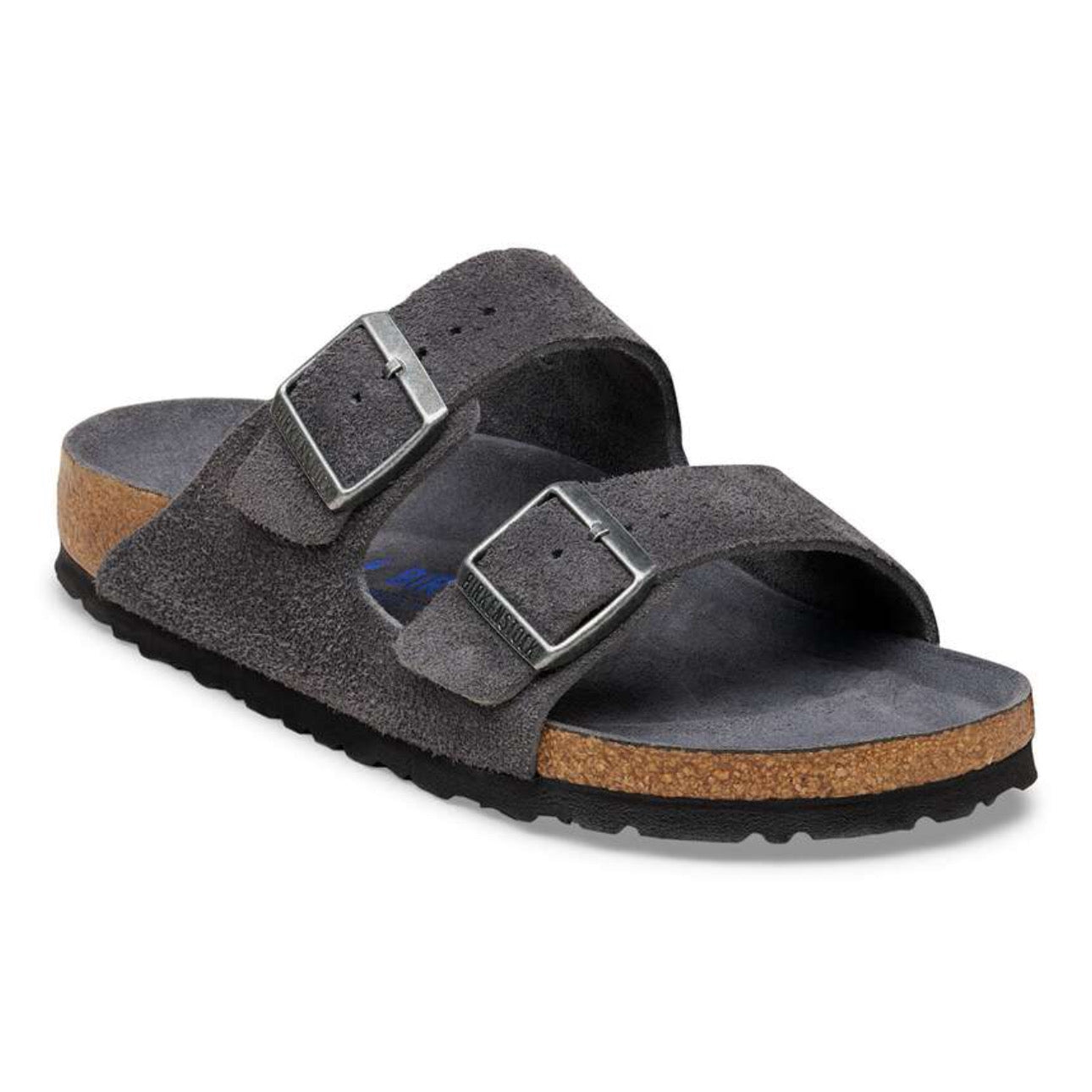 Birkenstock Arizona Soft Footbed Suede 'Charcoal Tonal'