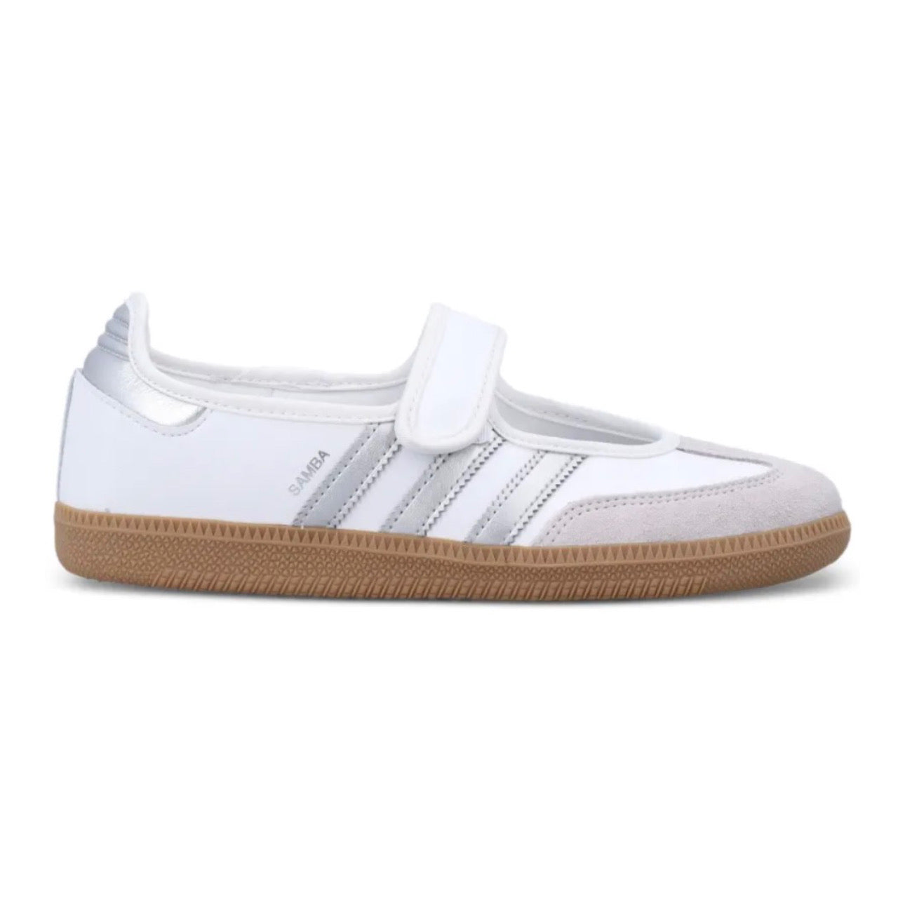 adidas Samba Jane 'Cloud White / Silver Metallic'