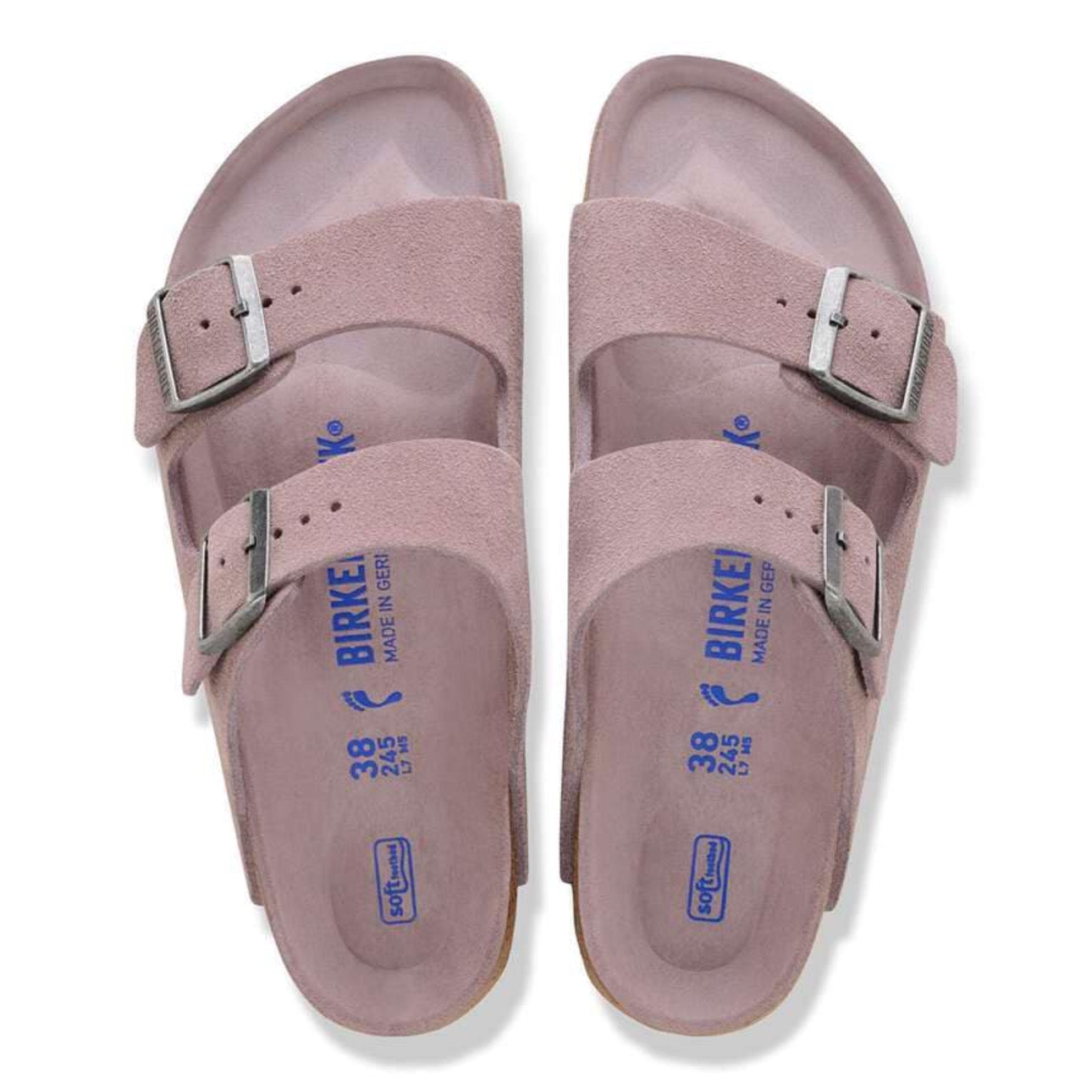 Birkenstock Arizona Soft Footbed Suede 'Faded Purple Tonal'