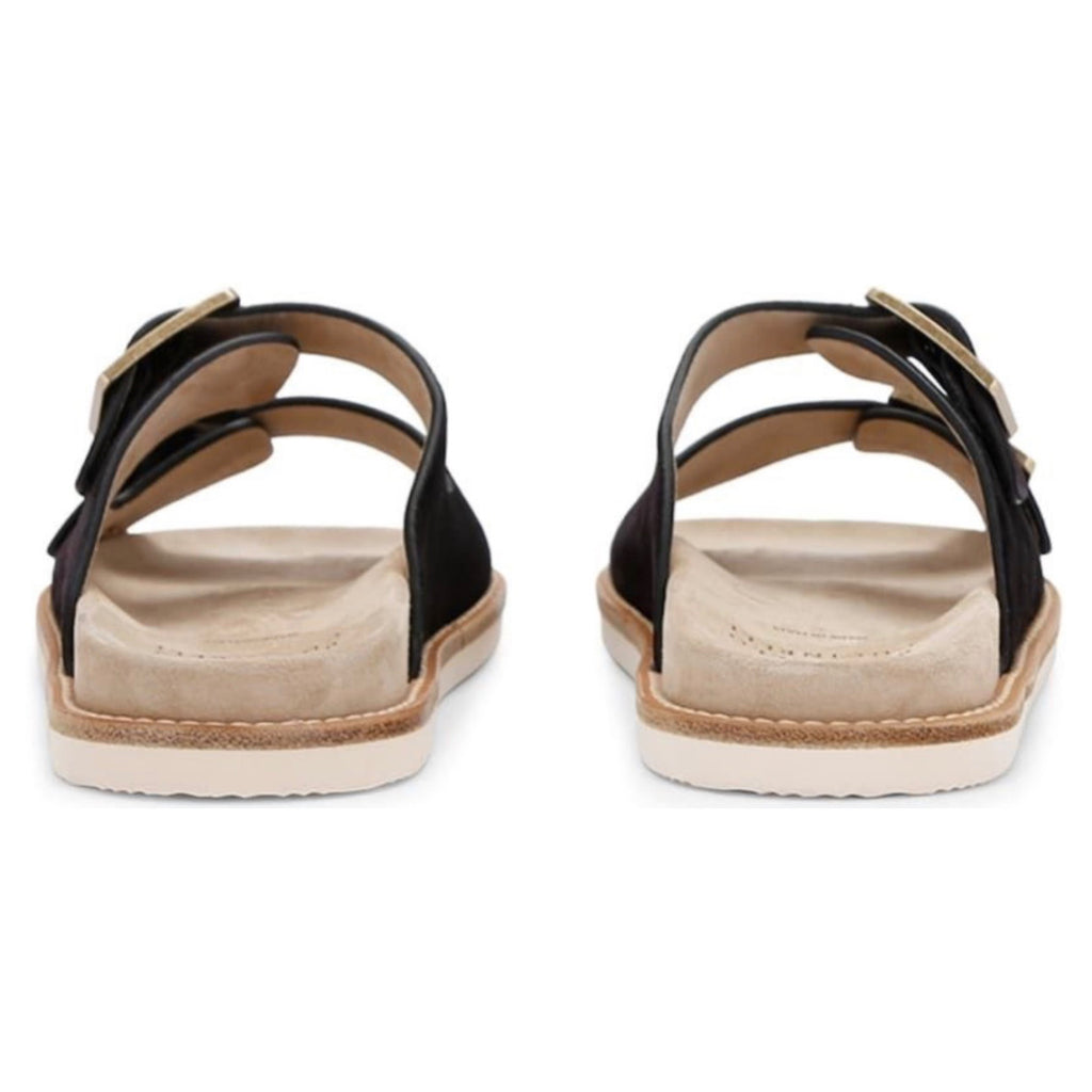 Brunello Cucinelli Double-Strap Suede Sandals 'Black'