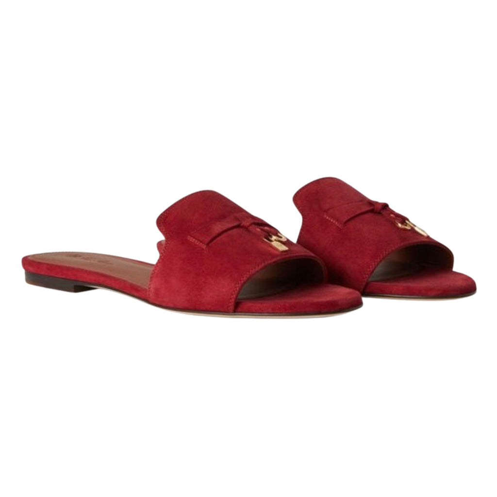 Loro Piana Summer Charms Sandal 'Red'