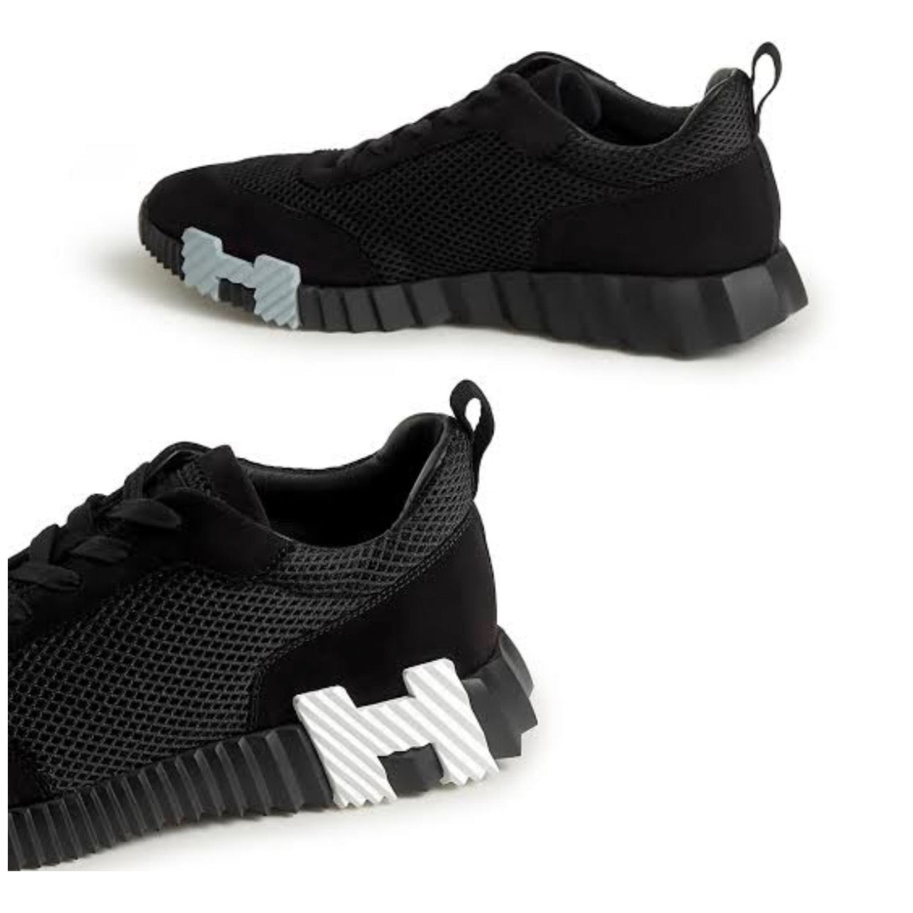 Hermès Bouncing 'Noir / Blanc' (Knit)